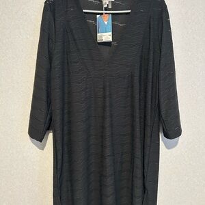 Women's Swimsuit Cover-Up, Black, Size S/m (8-10)